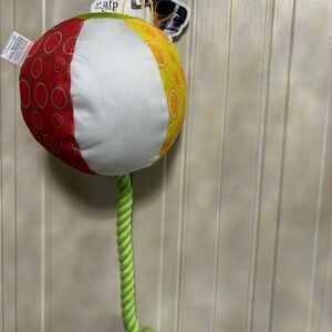 Brand new AFP Swimmer Time  Ball With Roap Dog Toy 21” With Squeaker
